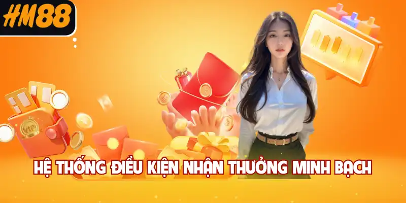 Hệ thống điều kiện nhận thưởng minh bạch